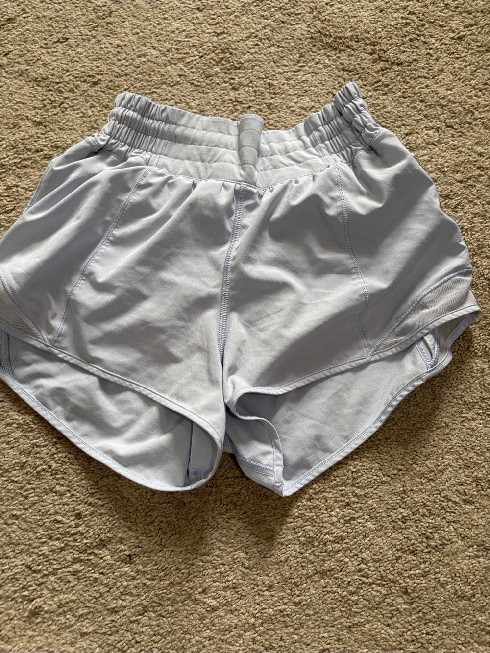 lululemon athletica Pale Blue Run Shorts